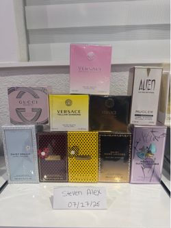 Versace, Gucci, Mark Jacobs perfumes Designer 100% authentic Versace, Gucci, Marc Jacobs perfumes Designer 100% authentic
