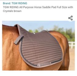Horse saddle pad