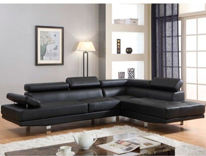 Black 🖤 Sectional Sofa **** Seccional Nuevo A Estrenar
