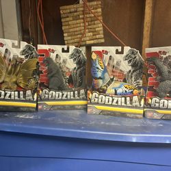 Ban Dai Godzilla Figures