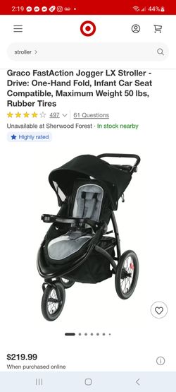 Graco FastAction Jogger LX Stroller $185