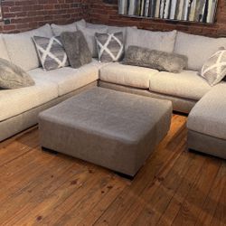 New Sectional Sofa With Ottoman