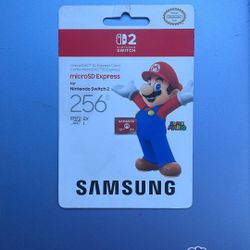Nintendo Switch2 256GB Samsung Micro SD Card