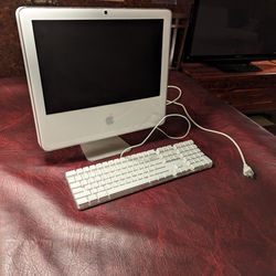 Apple I MAC Desk Top Computer With Keyboard