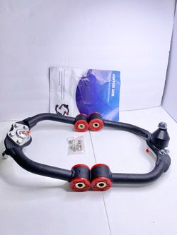 Front Upper Control Arms for 2011-2015 Jeep Grand Cherokee(WK2) &Dodge Durango, 1–4" Lift, Heavy Duty Suspension Arms with Pre-Installed PU Bushings &