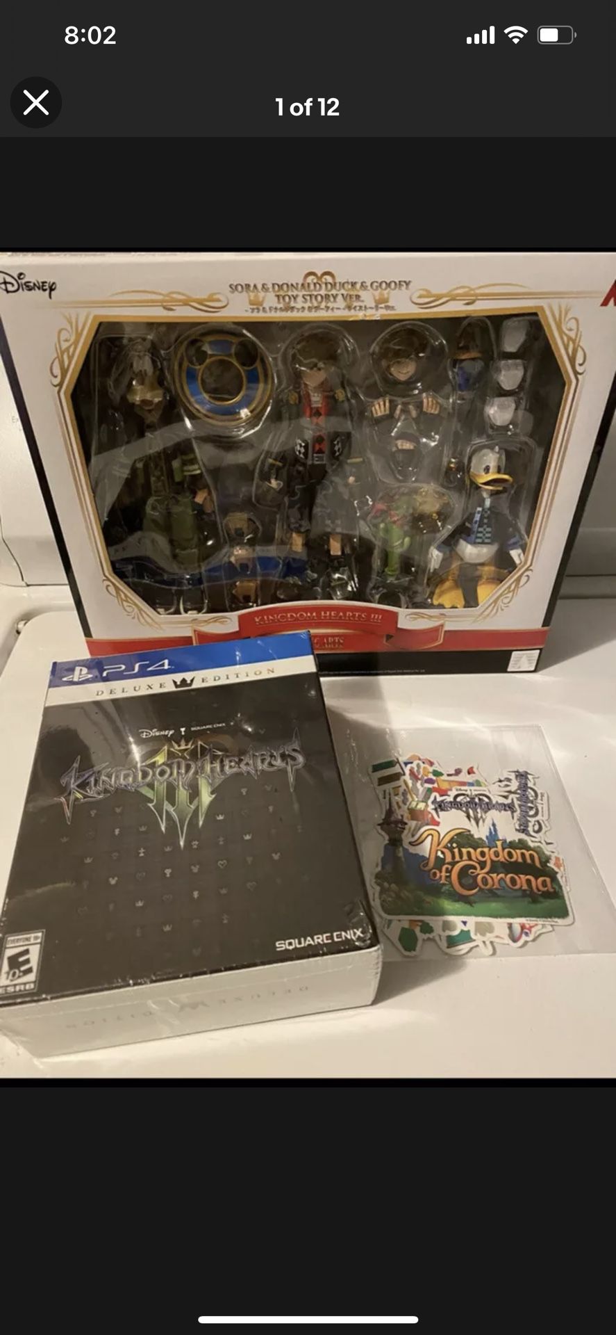 kingdom hearts 3 ps4 Deluxe Edition And Bring Arts