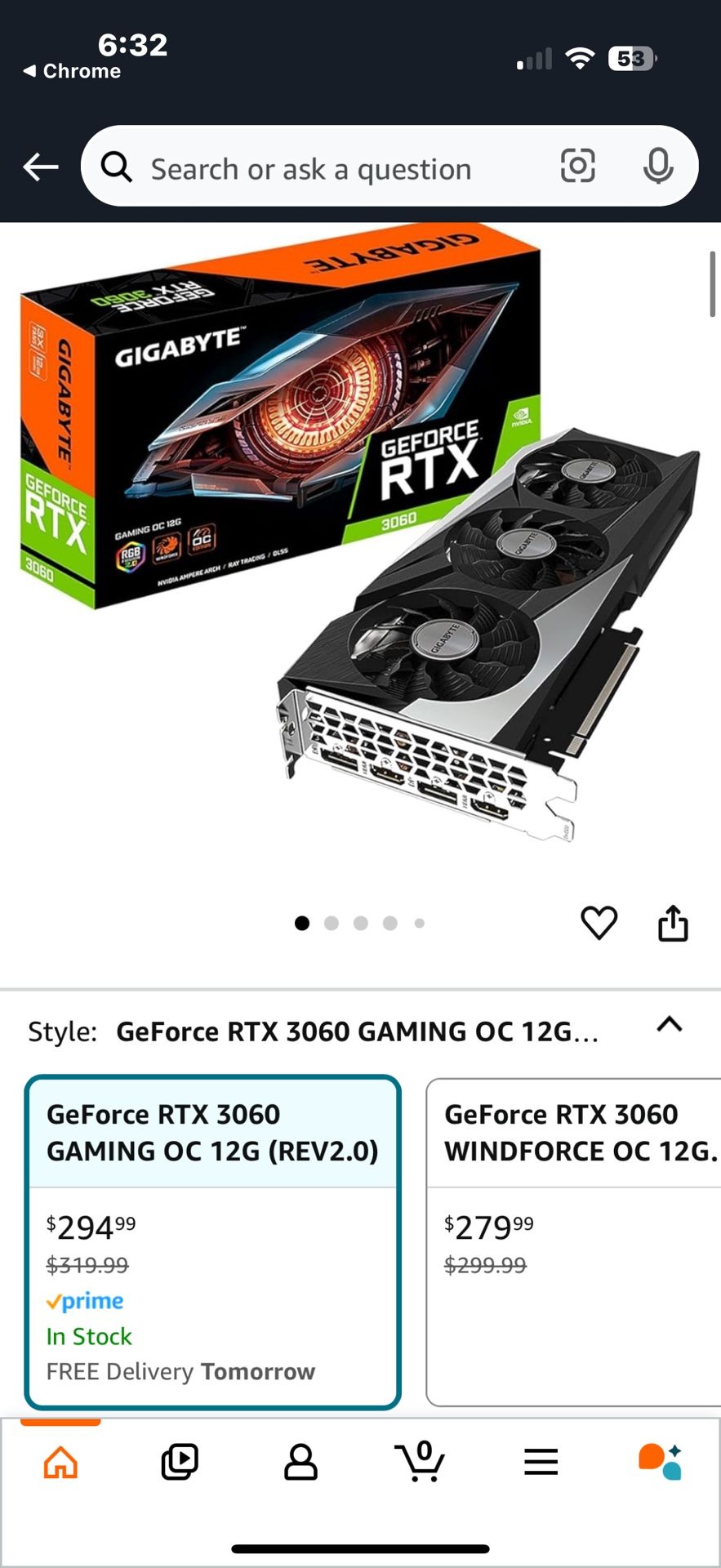 RTX 3060 Graphics Card