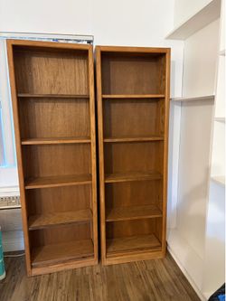 3 Bookshelves (wood) $60 OBO