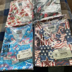 4X Uniform Scrub Tops