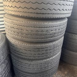 Original Regrooved Tires 295/75/22.5