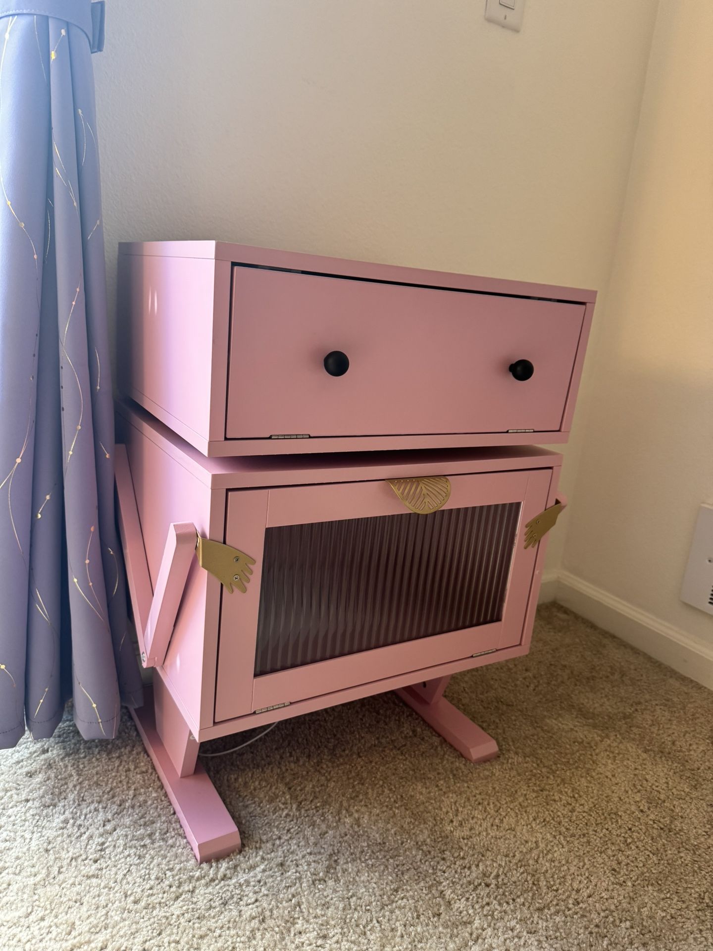 Pink robot side Table
