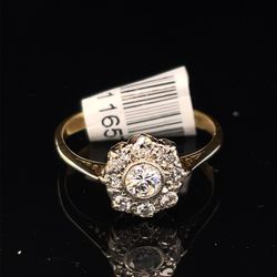 18KT Yellow Gold Diamond Ring 2.70g Size 7 116572