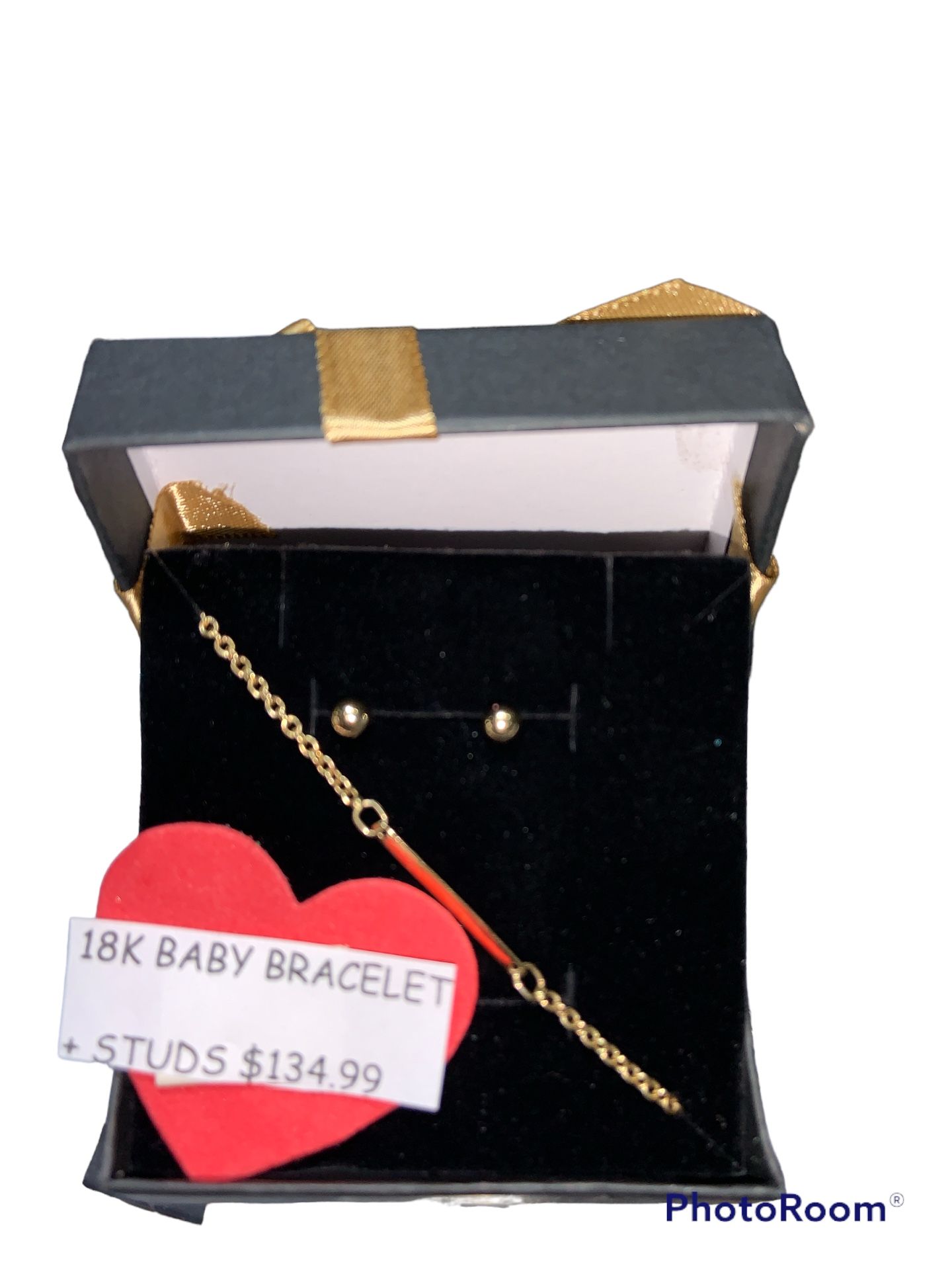 Valentine Gift Set 💘 18k Bracelet + Earrings . Only $135