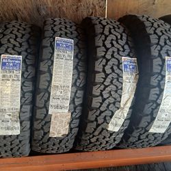 LT225/75R16 Bfgoodrich Ko2 Tires (4) New Installed 