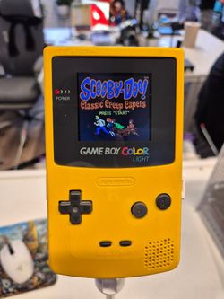 Original Nintendo Game Boy Color Handheld Console - Yellow - IPS LCD Upgrade, New Housing $180