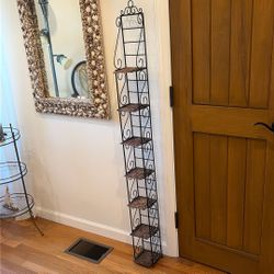 Small Space Wire & Wicker Rack - Plants? Spices?