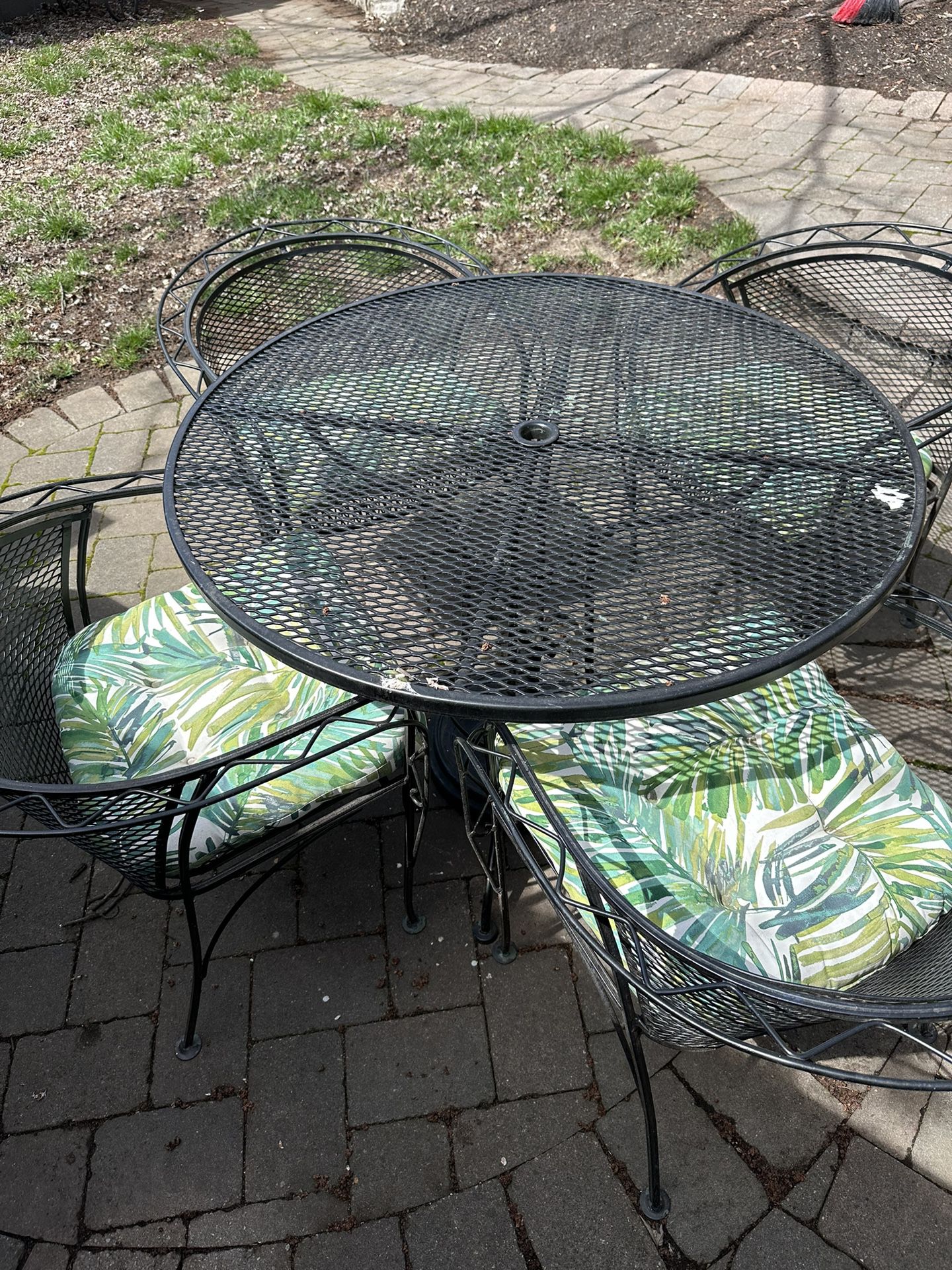 Patio Table & Chairs - Wrought Iron
