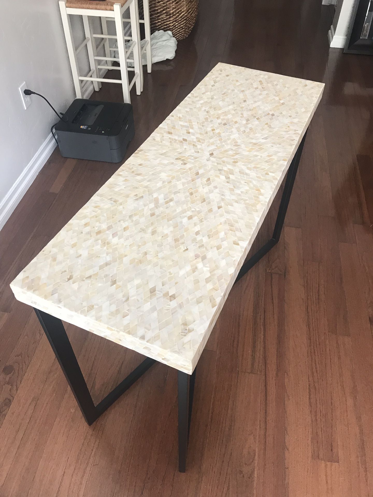 Gorgeous mother of pearl table for sale