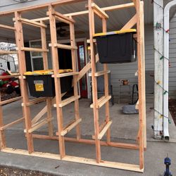 27-Gallon Tote Rack (Holds 20 Totes)