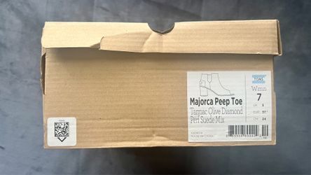 TOMS Majorca Peep Toe Booties Women’s Size 7 - $20 OBO
