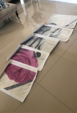 No frame art paint in oleo