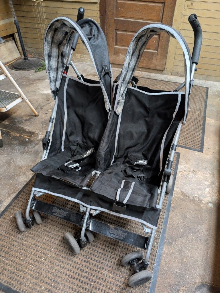 Free Double Collapsible Stroller
