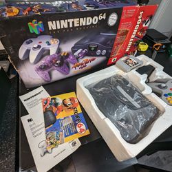N64 Console In Box With GoldenEye 007