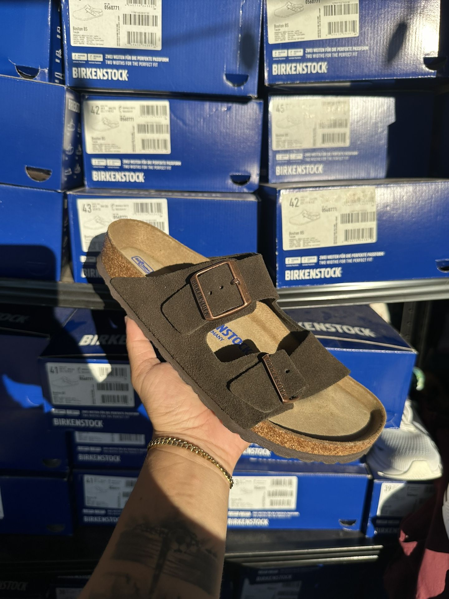 Birkenstock Arizona Mocha Suede Women Sizes 37/41