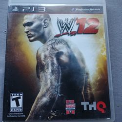 WWE 12 Ps3