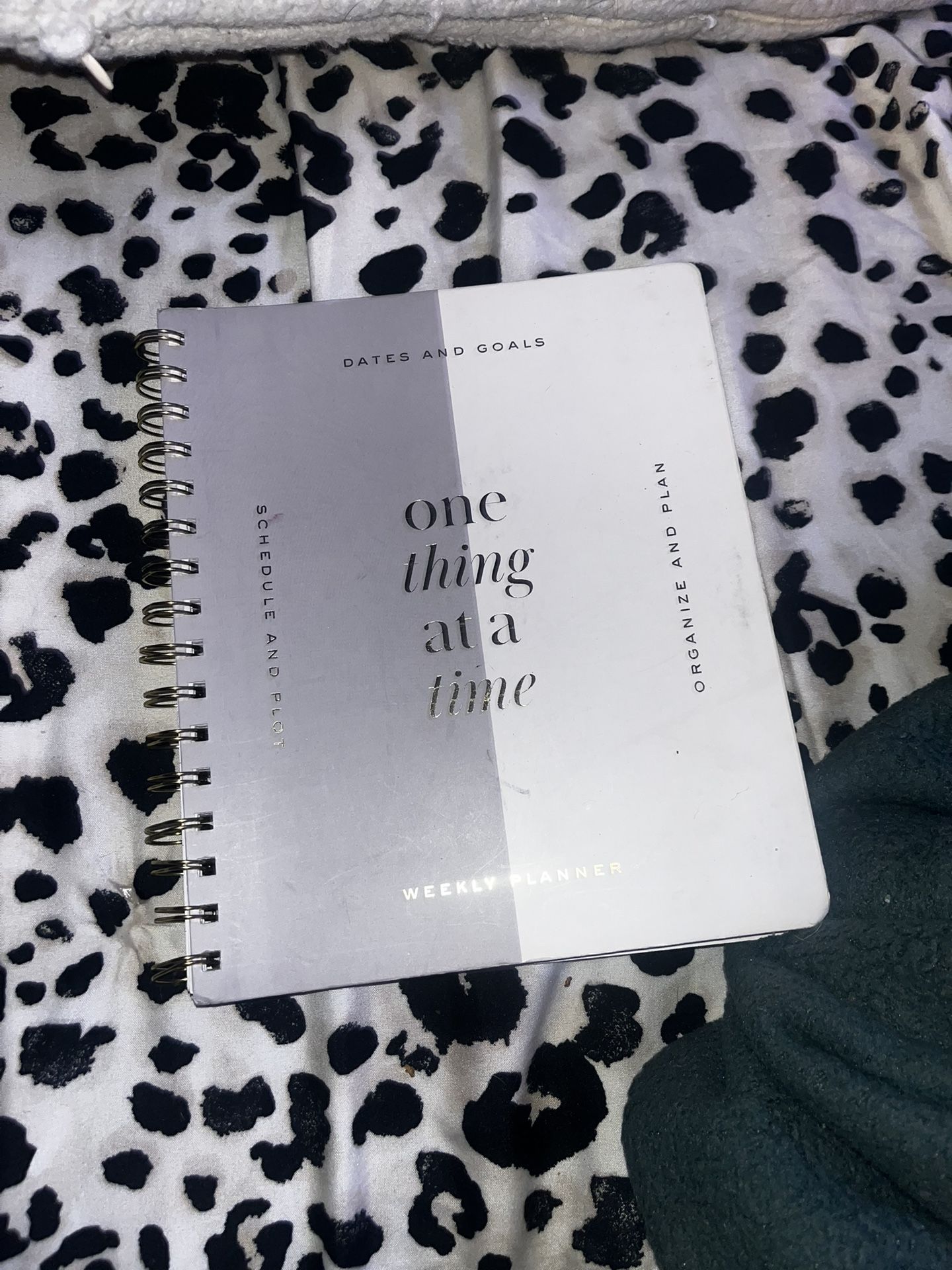 One Thing At A Time Planner
