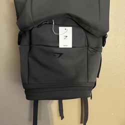 Gymshark sleek Backpack roll top Graphite grey