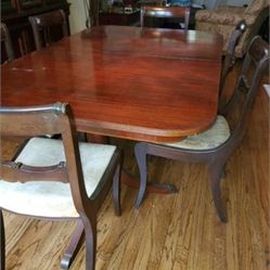 Ethan Allen Vintage Dining Room Set With 6 Chairs