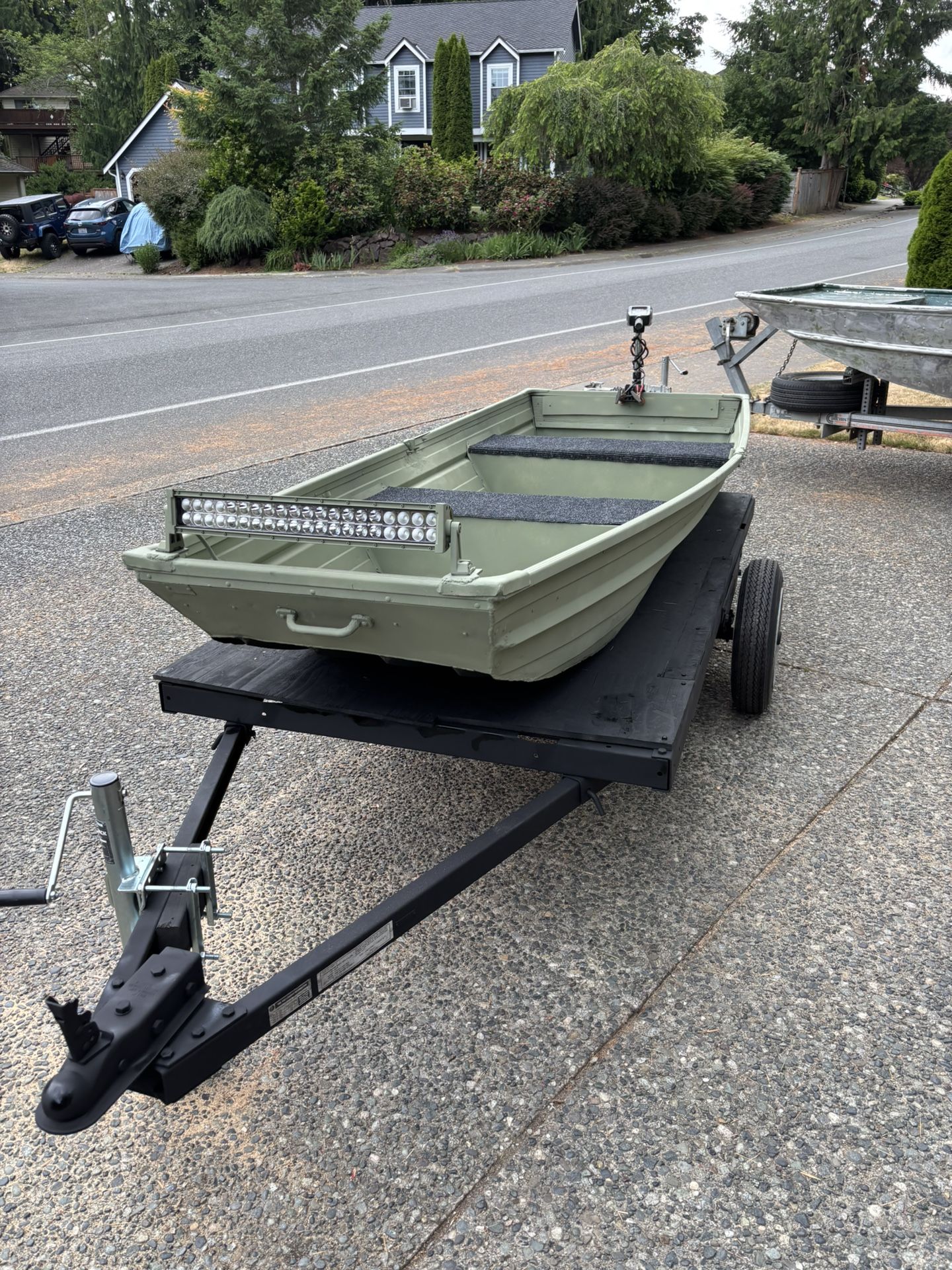 10ft Jon Boat And Trailer