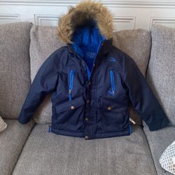 LLBEAN Kids Insulated Parka with fur hood