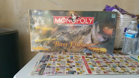 Bass fishing monopoly game