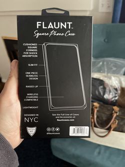 Flaunt - Clear Square iPhone Case - Clear - Phone Case