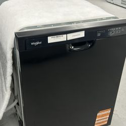 Whirlpool Black Dishwasher 