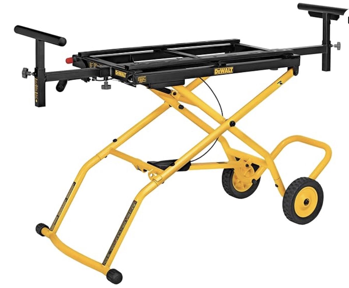 DEWALT Miter Saw Stand With Wheels (DWX726), Yellow