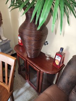 One China glass case.