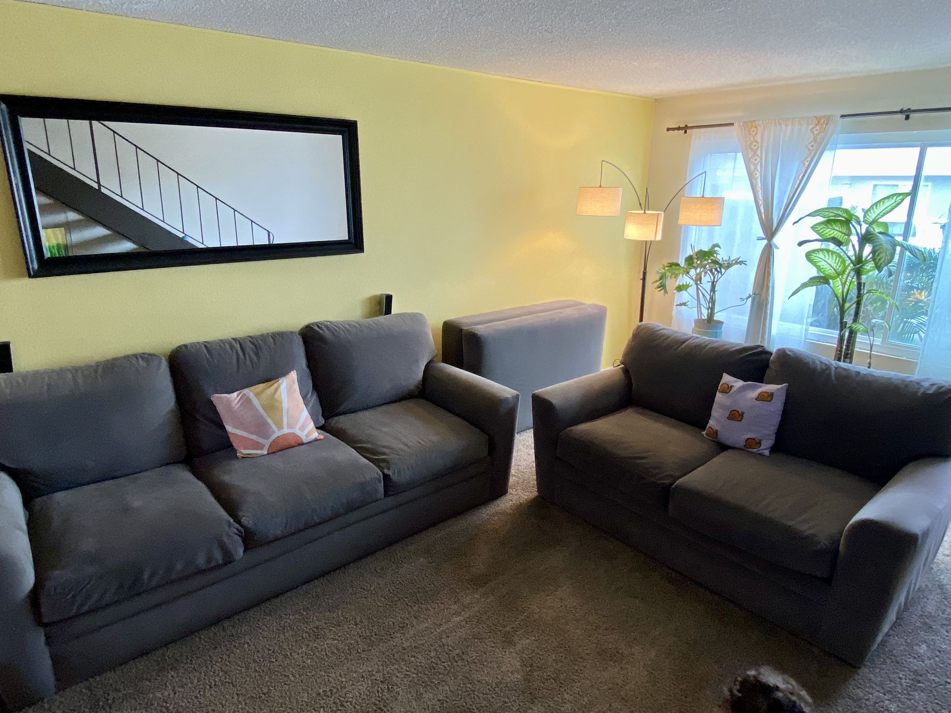 Grey Living Spaces Couches 