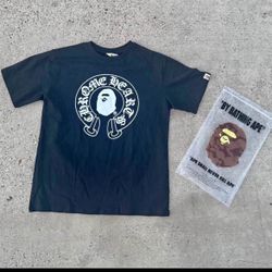 Chrome Heart X Bape Tee Shirt 