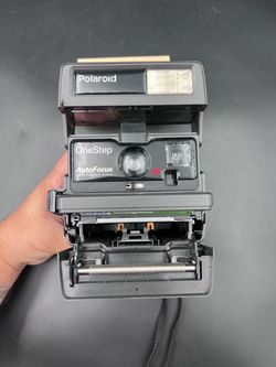 Polaroid OneStep AutoFocus AF 600 Instant Film Camera Vintage Gray Untested