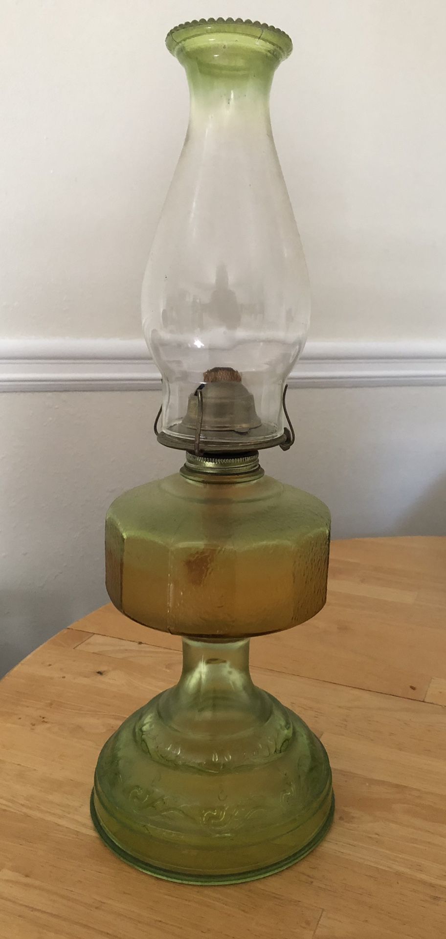 Old Vintage Antique Oil Lamp