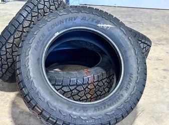 4 Back Country AT2 Tires LT275/65R20 100% tread 10 ply load range E fits F250 Ram 3500 chevy gmc