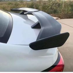 New In Box Universal Carbon Fiber Patterns Spoiler Rear Trunk Wing Down Force 