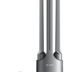 AIRMATE Bladeless Fan & HEPA Filter Air Purifier 2in1 with Remote, Silent 45”Oscillating Pedestal Fan, 5 Modes 24 Speeds, LED Display, 15H Timer, Auto