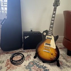 Electric Guitar And Amp 