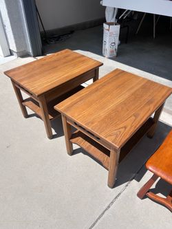 Oak Side/End Tables