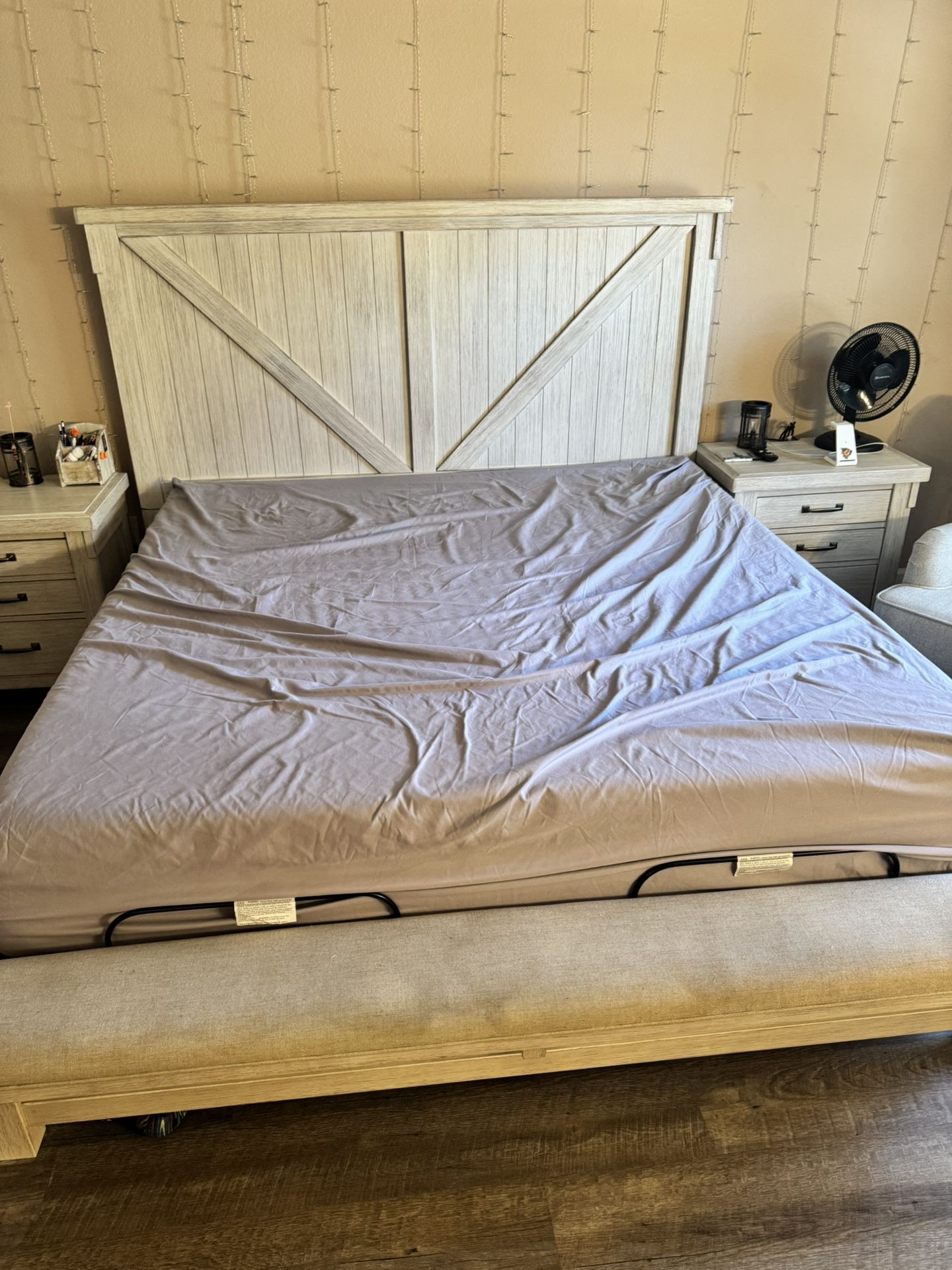 5 Piece Bedroom Set Including mattress
