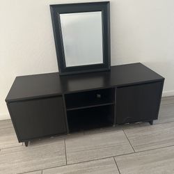 TV Console & Mirror